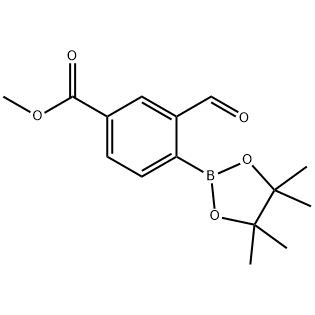 Acid benzoic, 3-formil-4-(4,4,5,5-tetrametil-1,3,2-dioxaborolan-2-il)-, Ester metilic Nr. CAS: 2271348-22-0
